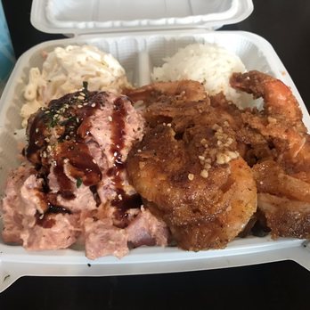 Grind Wit Tryz - Ahi Tuna Poke & Garlic Shrimp Combo - Filipino Near Me - Portland, Oregon Grind Wit Tryz - Ahi Tuna Poke & Garlic Shrimp Combo - Filipino Near Me - Portland, Oregon