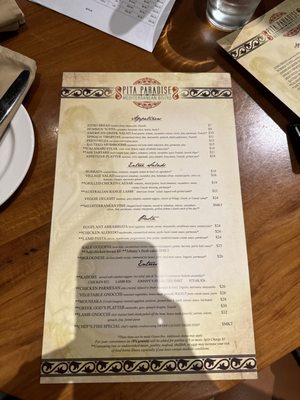 Menu photo 8 Pita Paradise Kihei, HI