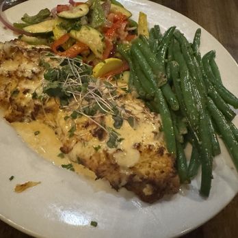 Mama's on the Half Shell - Fish w veggies - Bars Near Me - Baltimore, Maryland