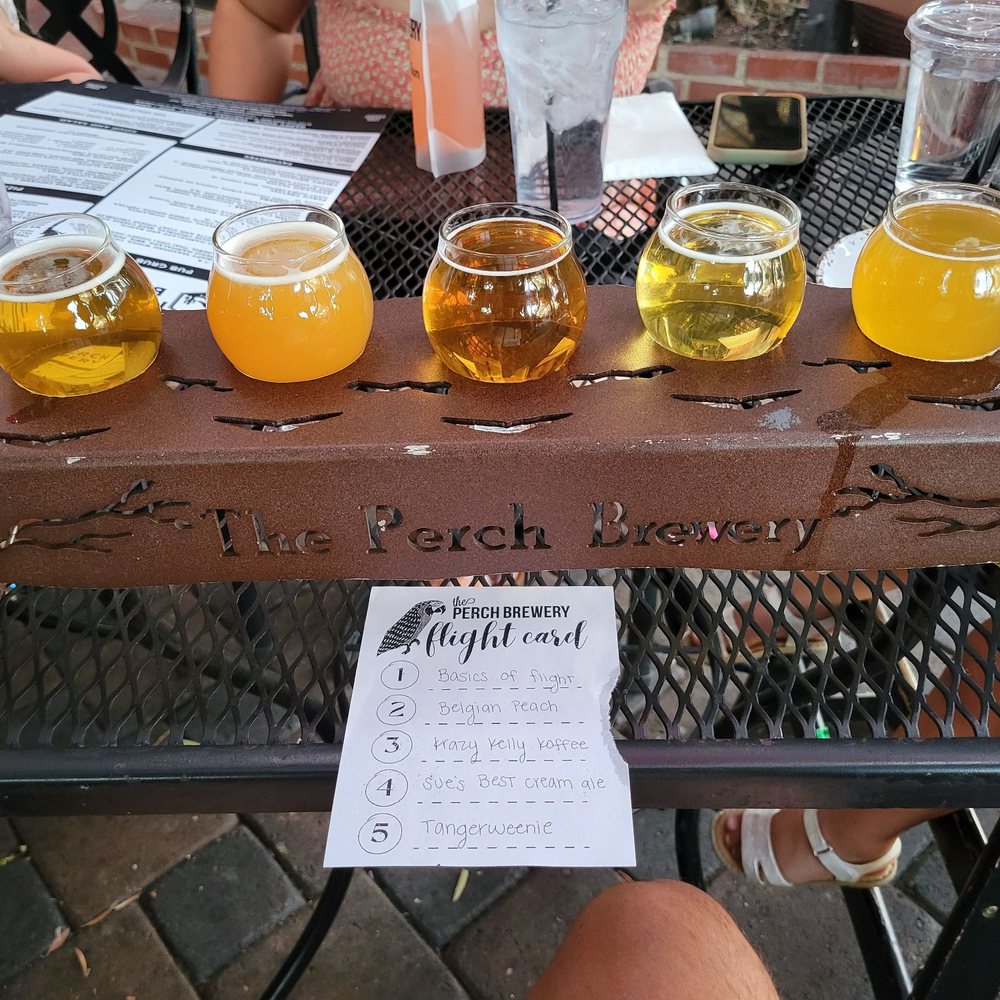 The Perch Brewery - Flight of 5 beers. - Gastropubs Near Me - Chandler, Arizona The Perch Brewery - Flight of 5 beers. - Gastropubs Near Me - Chandler, Arizona