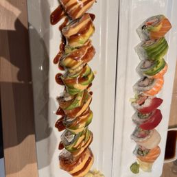 The James Roll and the Rainbow Roll!