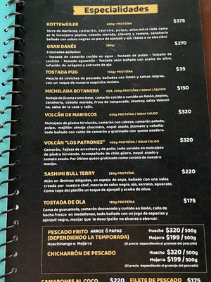 Menu photo 2 el perro marinero Puerto Vallarta, JAL