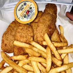Padrinos - Padrino's -- chicken fingers and GROSS BATTER DIPPED FRIES