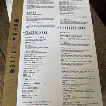 BITES Asian Kitchen + Bar - Menu - Japanese Near Me - Chicago, Illinois