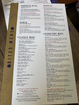 Menu photo 2 BITES Asian Kitchen + Bar Chicago, IL