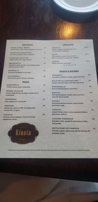 Menu photo 3 Rinata Minneapolis, MN