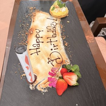 Azafrán - Happy birthday surprise - Modern European Near Me - Puerto Vallarta, JAL