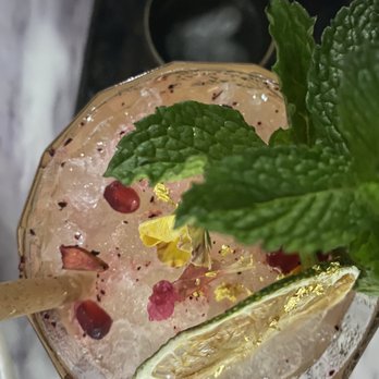 INTIMO - I got the special cocktail of the night - not sure what it was (some sort of speciality mojito) but it was nice - Peruvian Near Me - Miami Beach, Florida INTIMO - I got the special cocktail of the night - not sure what it was (some sort of speciality mojito) but it was nice - Peruvian Near Me - Miami Beach, Florida