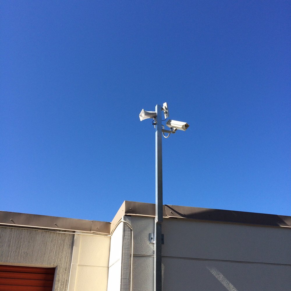 Public Storage - Note camera pushed up to record colorful birds - not crooks. Who knows how long?.. - Self Storage Near Me - Seattle, Washington Public Storage - Note camera pushed up to record colorful birds - not crooks. Who knows how long?.. - Self Storage Near Me - Seattle, Washington
