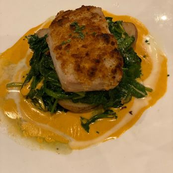 Roy's Restaurant - Macadamia crusted MAHI - not my fave texture of fish - Seafood Near Me - Anaheim, California