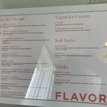 Malai - Flavor menu opening week - Ice Cream & Frozen Yogurt Near Me - Philadelphia, Pennsylvania