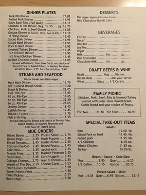 Menu photo 5 Schack's Bar-B Que Winter Haven, FL