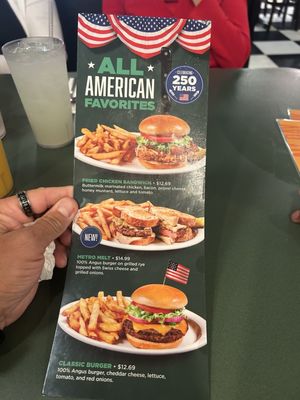 Menu photo 2 Metro Diner Indian Land, SC
