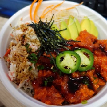 Aloha Cones - Spicy ahi no cucumber or tomato. Extra avocado - Sushi Bars Near Me - Honolulu, Hawaii Aloha Cones - Spicy ahi no cucumber or tomato. Extra avocado - Sushi Bars Near Me - Honolulu, Hawaii