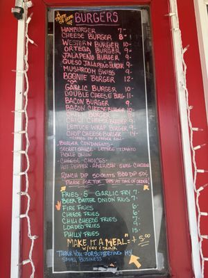 Menu photo 2 The Patty Wagon Paradise, CA