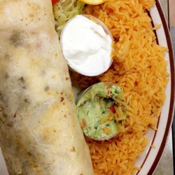 Burrito dinner
