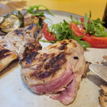 La Locanda Gesù Vecchio - Undercooked pork steak with vegetables. - Napoletana Near Me - Naples, NA
