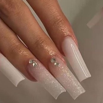 Bonjour Nail Bar - What she showed them she wanted - Nail Salons Near Me - Rancho Cucamonga, California