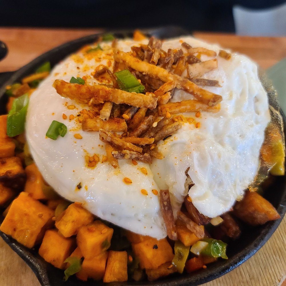 Grove Brunch Cafe - a plate of food - Breakfast & Brunch Near Me - El Paso, Texas