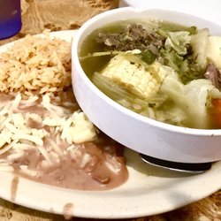 Los Manjares De Pepe - Caldo de res (or beef soup)--has substantial amount of meat, and one of the most flavorful broths I've ever tasted.