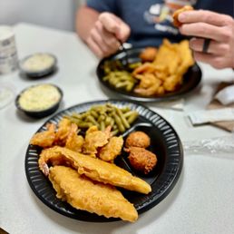 2 fish, 6 shrimp combo 2 fish, 6 shrimp combo