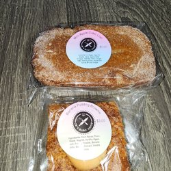 JBs Bake Shop - Apple cider loaf and banana pudding brownie!