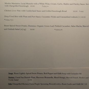 Man Friday - The menu - Seafood Near Me - Kinsale, Colorado