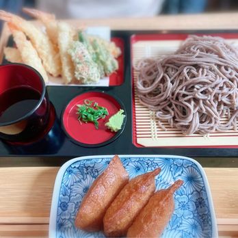 Sobakatsu - Cold Soba, shrimp tempura; Inari. - Japanese Near Me - San Francisco, California Sobakatsu - Cold Soba, shrimp tempura; Inari. - Japanese Near Me - San Francisco, California
