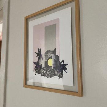 Quick Art Frame - This is a collage and original art - Framing Near Me - Los Angeles, California