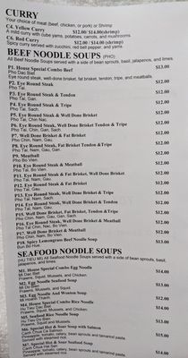 Menu photo 3 Pho Hoang Arcata, CA