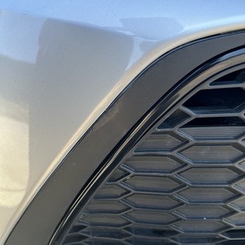 Bumper Buddies - Fingerprints and melted front grille from heat gun - Body Shops Near Me - Anaheim, California Bumper Buddies - Fingerprints and melted front grille from heat gun - Body Shops Near Me - Anaheim, California