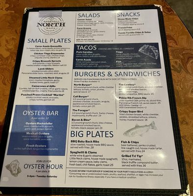 Menu photo 2 North Bar & Grill Napa, CA