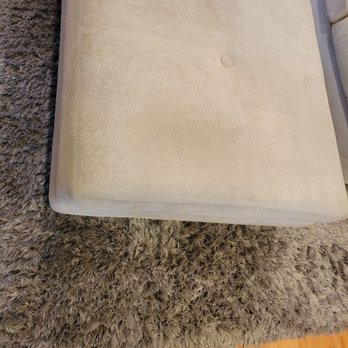 R&R Carpet Cleaning - Refreshed long shag rug and beige ottoman - Carpet Cleaning Near Me - Houston, Texas R&R Carpet Cleaning - Refreshed long shag rug and beige ottoman - Carpet Cleaning Near Me - Houston, Texas