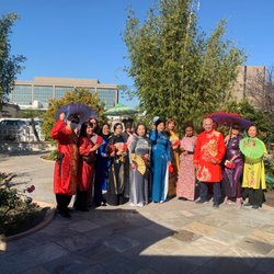 Alta Gardens Care Center - Vietnamese New Year- Staff dressed to celebrate with their residents.