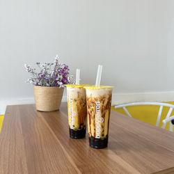 Happy Lemon - Tyler - D13. Okinawa Roasted Milk Tea with Boba