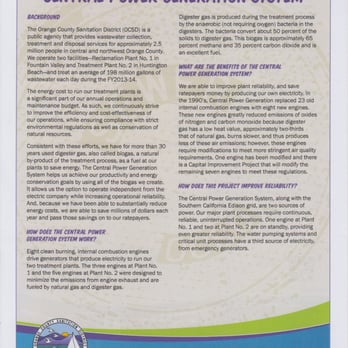 Orange County Sanitation District - Public Services & Government Near Me - Fountain Valley, California