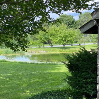Elderberry Pond Restaurant - a view of the garden - New American Near Me - Auburn, New York Elderberry Pond Restaurant - a view of the garden - New American Near Me - Auburn, New York