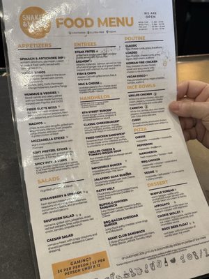 Menu photo 2 Snakes & Lattes Tempe Tempe, AZ Menu photo 2 Snakes & Lattes Tempe Tempe, AZ