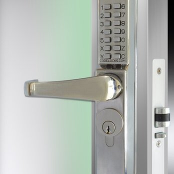 J & L Lock & Key - Digital Business door lock with a key bypass and Lever handle for easy access inside and outside. - Keys & Locksmiths Near Me J & L Lock & Key - Digital Business door lock with a key bypass and Lever handle for easy access inside and outside. - Keys & Locksmiths Near Me