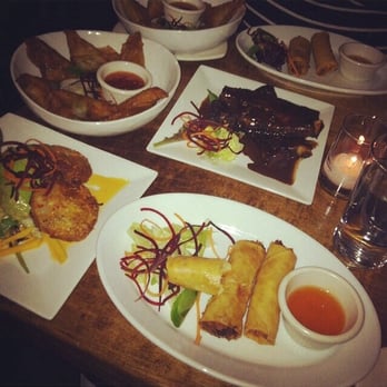 SAGE - Veggie Spring Rolls, Crab Cake, Spinach Cheese Puffs, Chocolate Baby back Ribs - Thai Near Me - Brooklyn, New York