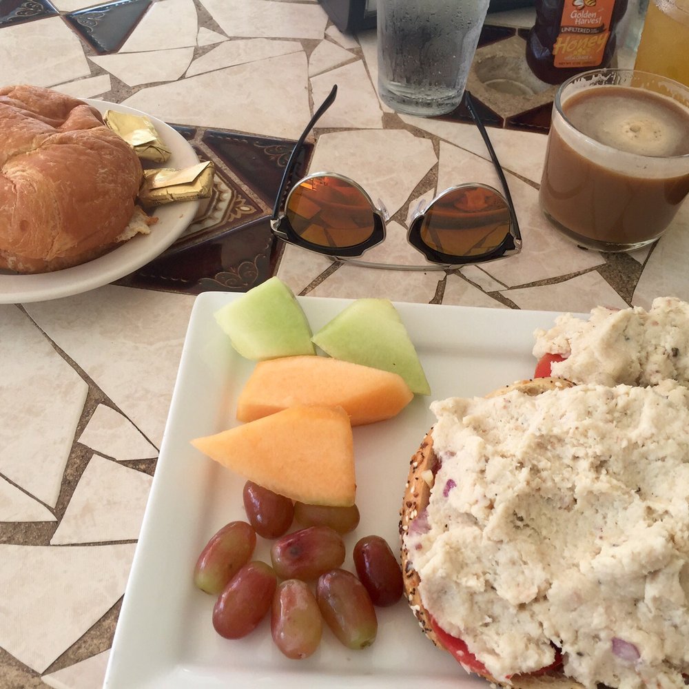 Cafe Brie - Generous portion of whitefish salad on everything bagel. - Sandwiches Near Me - Pompano Beach, Florida