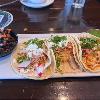 Blu Jam Cafe - Tinga tacos. - Breakfast & Brunch Near Me - Los Angeles, California