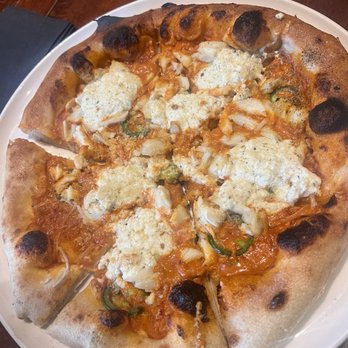 Brick Wood Fired Bistro - Spicy Crab Pizza - New American Near Me - Prince Frederick, Maryland Brick Wood Fired Bistro - Spicy Crab Pizza - New American Near Me - Prince Frederick, Maryland