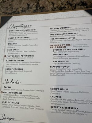 Menu photo 8 Eddie Merlot's Pittsburgh, PA