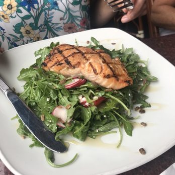 Via Italian Table - Grilled Salmon Salad - Italian Near Me - Worcester, Massachusetts Via Italian Table - Grilled Salmon Salad - Italian Near Me - Worcester, Massachusetts