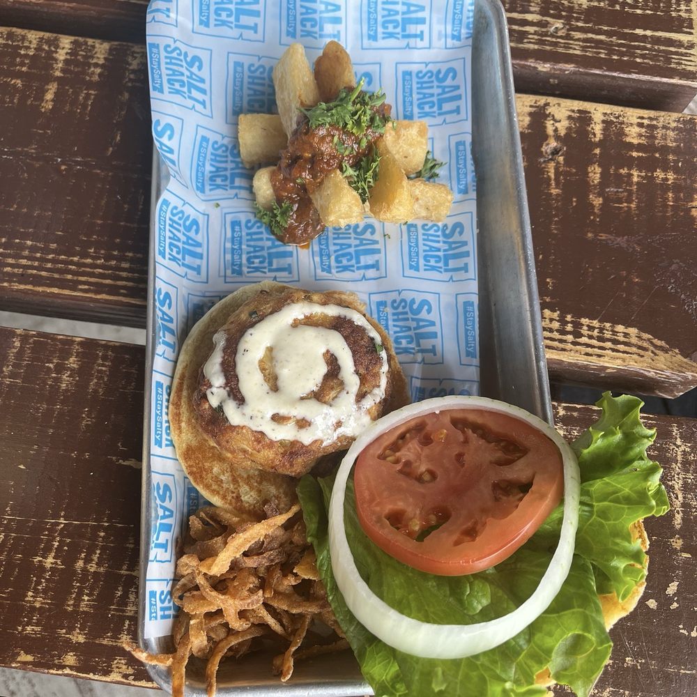 Salt Shack - Coastal Crab Cake sandwich - Seafood Near Me - Clermont, Florida Salt Shack - Coastal Crab Cake sandwich - Seafood Near Me - Clermont, Florida