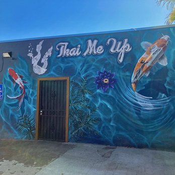 Thai Me Up - Outside mural - Thai Near Me - Fresno, California Thai Me Up - Outside mural - Thai Near Me - Fresno, California