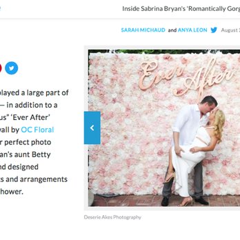 OC Flower Walls - Our blush wall in PEOPLE magazine - Wedding Planning Near Me OC Flower Walls - Our blush wall in PEOPLE magazine - Wedding Planning Near Me