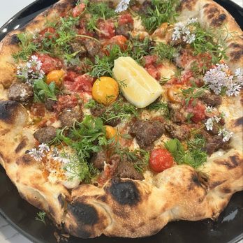 Sei Pizza Bar - Mala Lamb Sausage Pizza - Pizza Near Me - Los Angeles, California