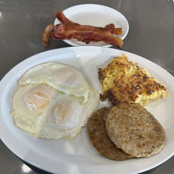 The Toasted Yolk Cafe - Sausage eggs and bacon. Very good! - Breakfast & Brunch Near Me - San Antonio, Texas The Toasted Yolk Cafe - Sausage eggs and bacon. Very good! - Breakfast & Brunch Near Me - San Antonio, Texas